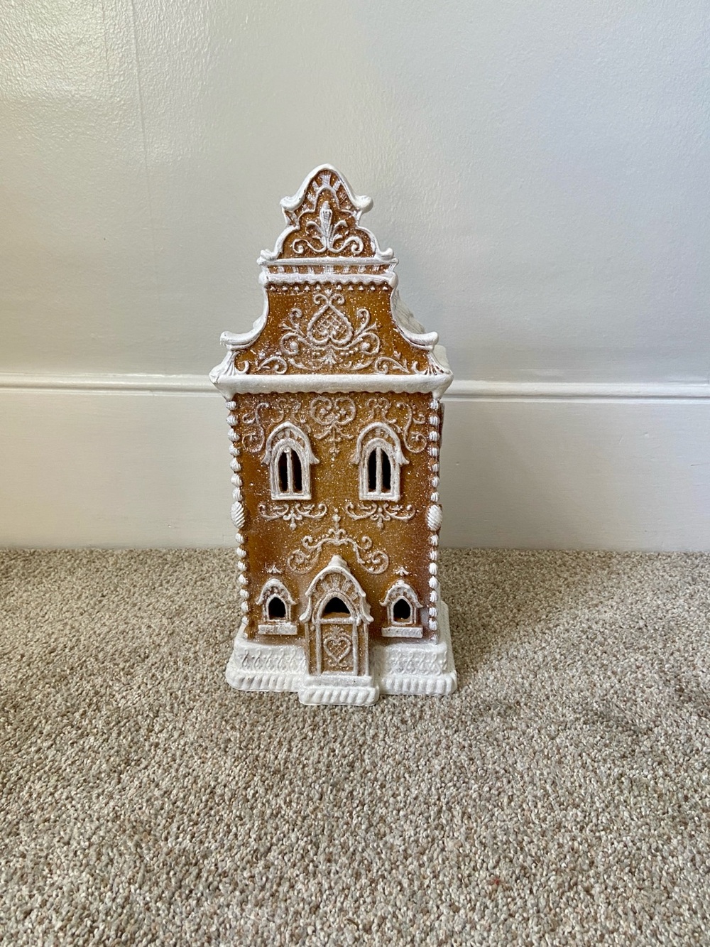 RAZ Imports Lighted LED Gingerbread House Townhouse Christmas Village - Picture 12 of 15